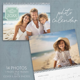 14 Foto Full täckning - Art Deco Namn Mint Kalender