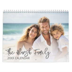14 Foto Full täckning Bilder Minimal Design Familj Kalender