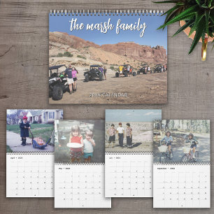 14 Foto Fullständig täckning - En bild per månad Kalender