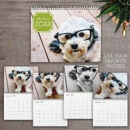14 Foto Heltäckande - Modern Minimalistisk Design Kalender