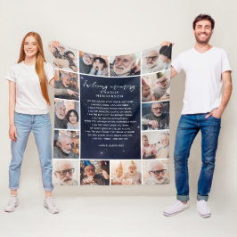 14-Foto I kärlekens minne Natthimmel Anpassad Cita Fleecefilt