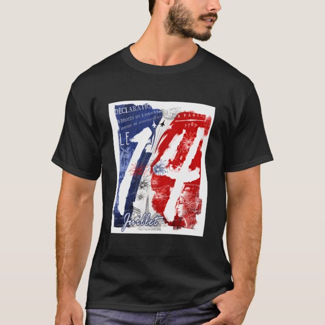 14 Juillet 1789 T Shirt (Framsida)