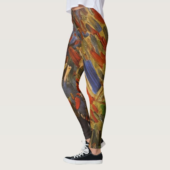 14 juli Firande i Paris av Vincent van Gogh Leggings (Vänster)