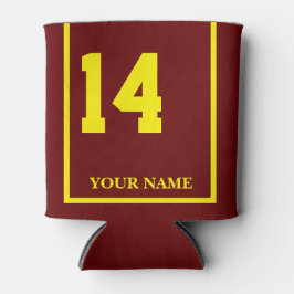 14 Maron med Gult Horse Saddle Blanket Anpassnings