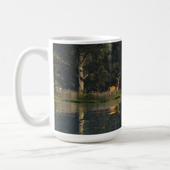 14 oz mugg med "Förskräckt" bild (Vänster)
