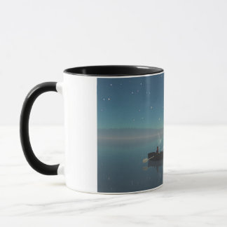 14 oz mugg med "Fredlig" bild