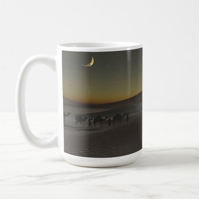14 oz mugg med "Yonder Star"-bild (Vänster)