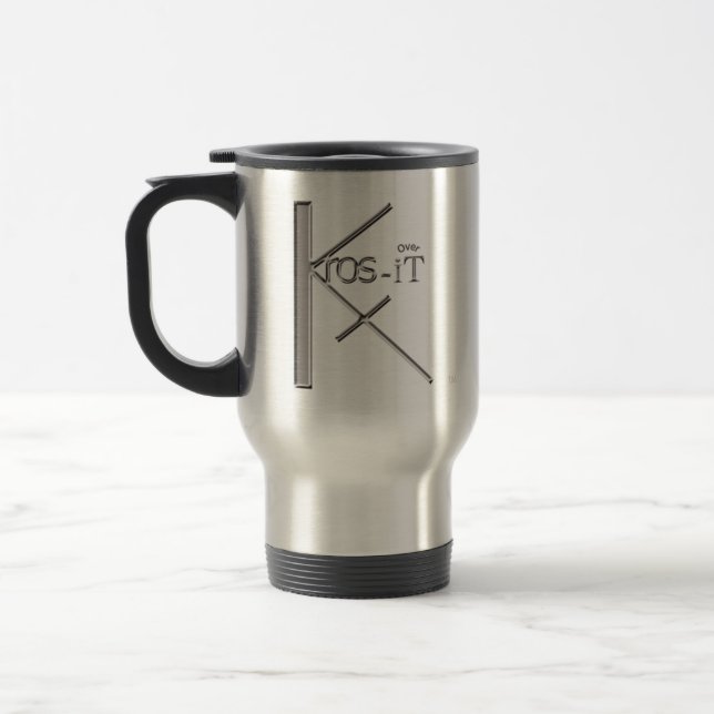 14 Oz Rostfritt Stålkopp för Resor Med Lock Resemugg (Vänster)