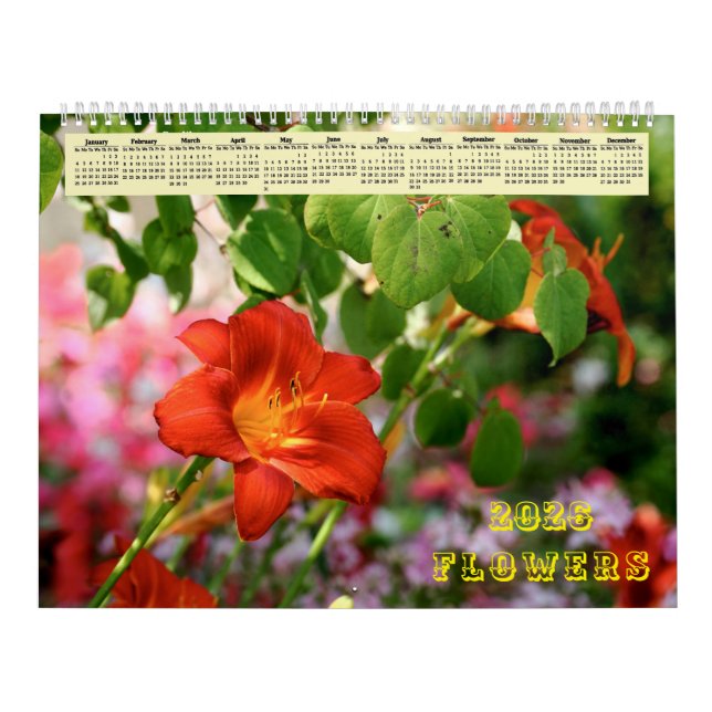 14 photos of flowers kalender (Omslag)