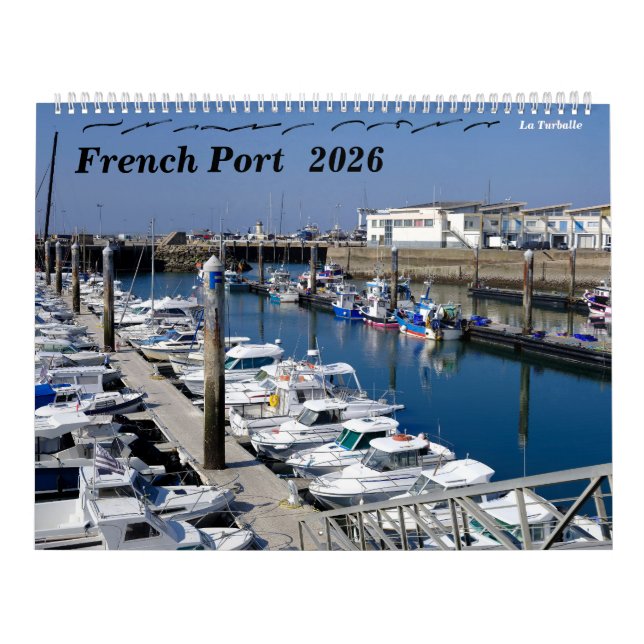 14 photos of French ports Kalender (Omslag)