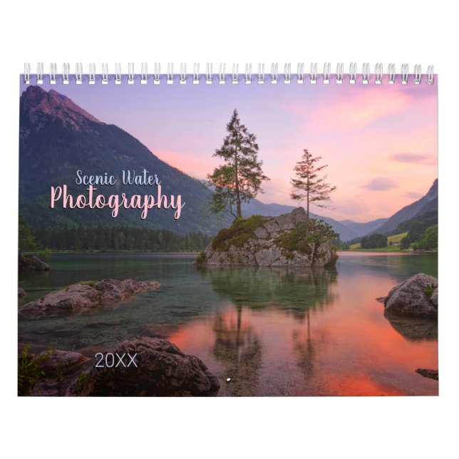 14 Sceniska foton i Vatten eller Använda dina foto Kalender (Omslag)