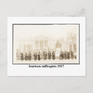 14 Suffragist, 1917 Vykort