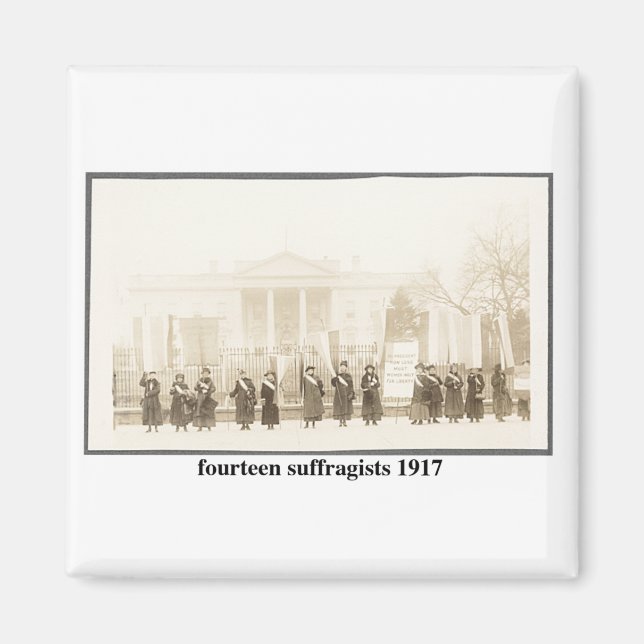 14 Suffragister 1917 Magnet (Framsidan)