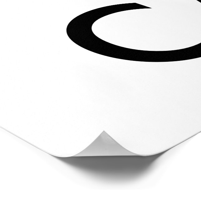 14 x 11 tum, Poster Pappert (projektionsyta) (Hörn)