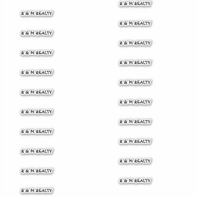 14" X 14" DEKALER (Framsida)