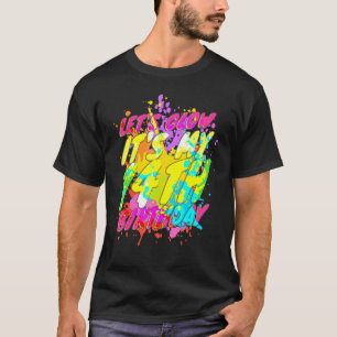 14 Years Old Let's Glow Party 14th Birthday It's M T Shirt