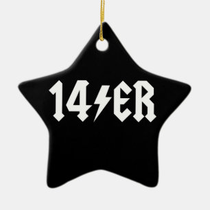 14er julgransprydnad keramik
