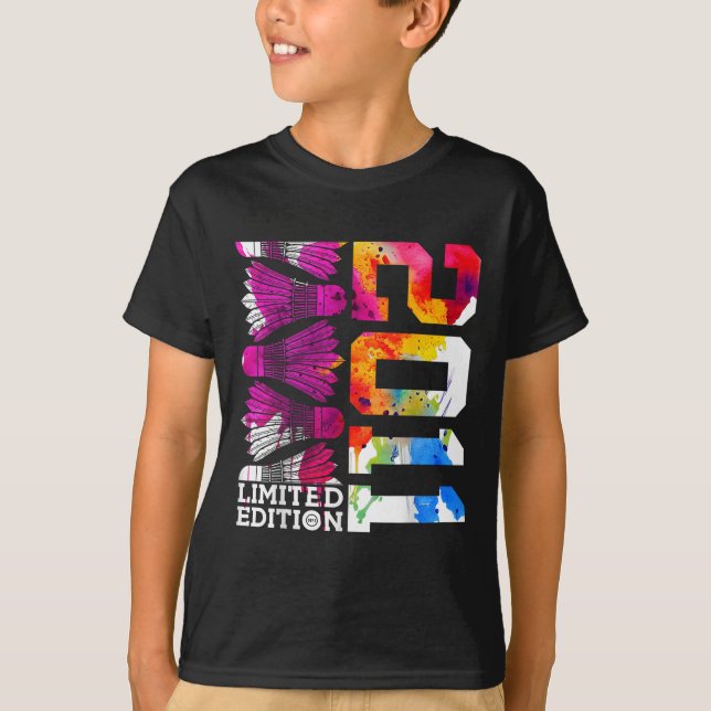 14th Birthday Badminton Limited Edition 2011  T Shirt (Framsida)