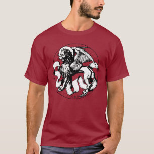 1500-talets Emblem Winged Lejon T Shirt