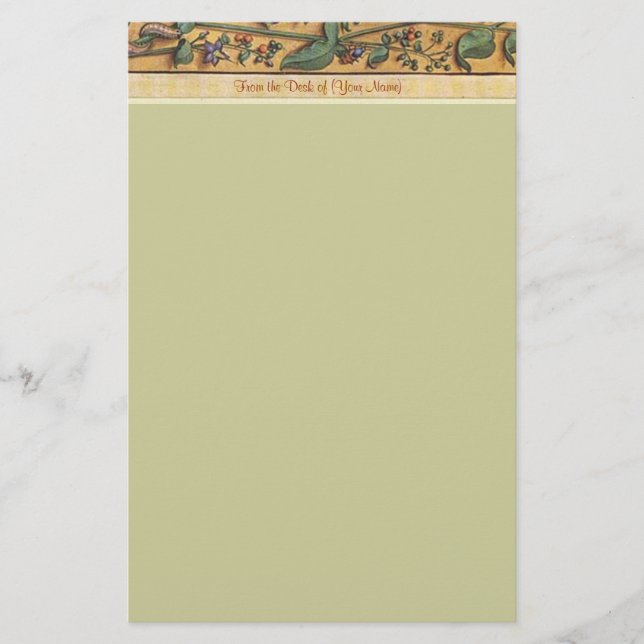 1500-talets Gräns-stationeri Brevpapper (Framsida)