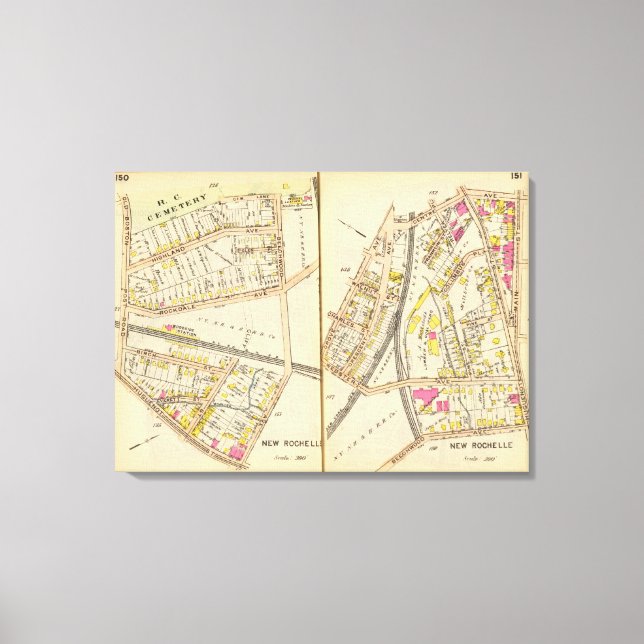 150151 New Rochelle Canvastryck (Framsida)