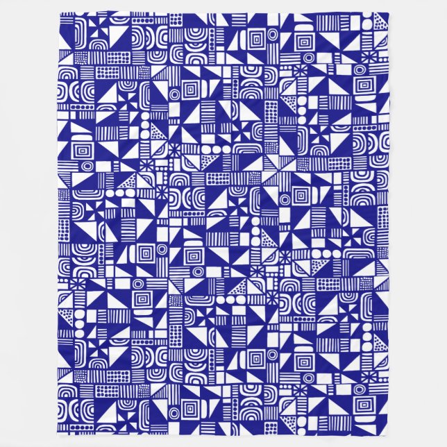 150215v2 - Mörk blått Fleecefilt (Framsidan)