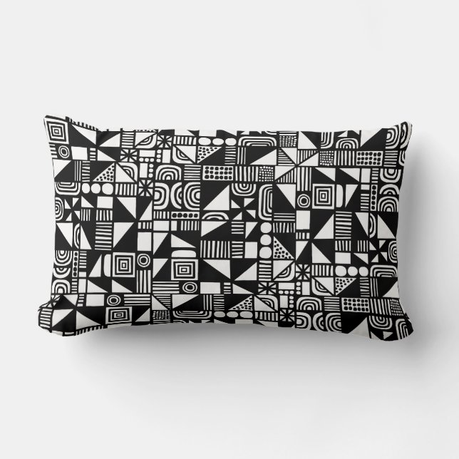 150215v2 - svart lumbarkudde (Framsida)