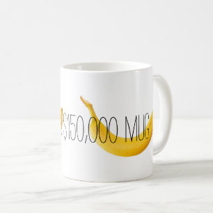 150 000 dollarers banan kaffemugg