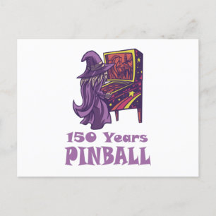 150 år Pinball Wizard Arkad Födelsedag Vykort