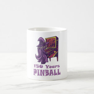 150 års Pinball-guide Arcade Birthday Kaffemugg