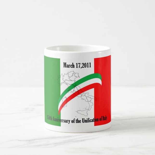 150-årsdagen av enandet av Italien Kaffemugg (Center)