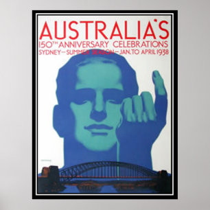 150-årsjubileum Australien Poster