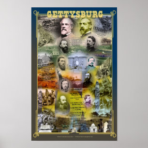 150-årsjubileum för Gettysburg Poster