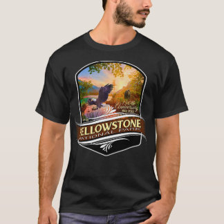 150-årsminnet av nationalparken Yellowstone T Shirt