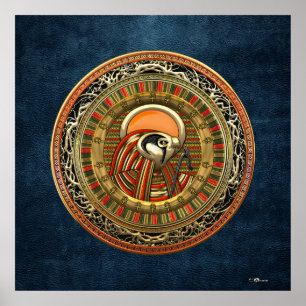 [150] Egyptiska Sol gud Ra Poster