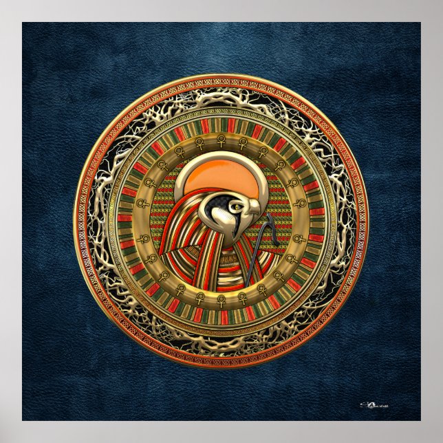 [150] Egyptiska Sol gud Ra Poster (Framsidan)