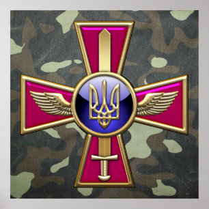 [150] Emblem från ukrainska Luft Poster