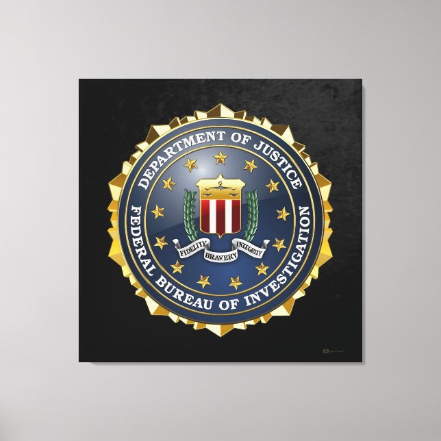 [150] FBI Speciell Edition Canvastryck (Framsida)