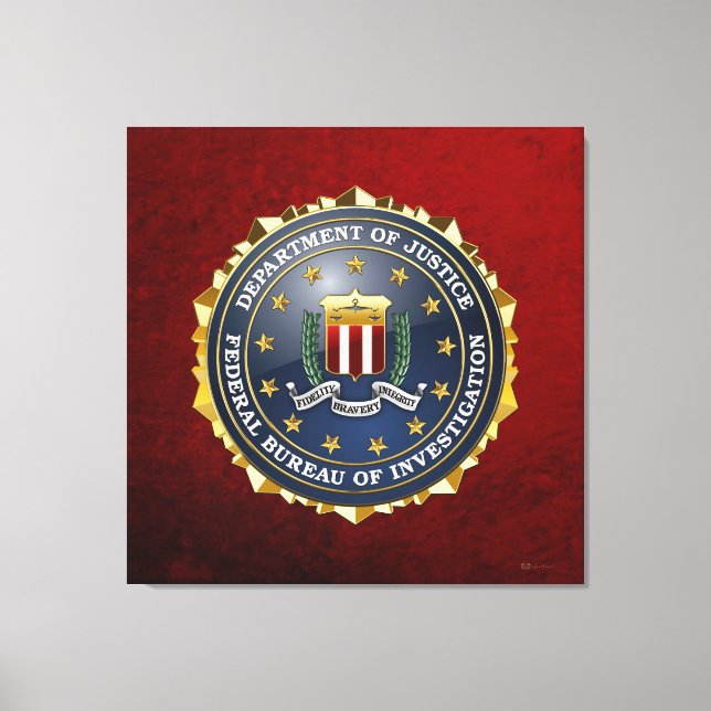 [150] FBI Speciell Edition Canvastryck (Framsida)