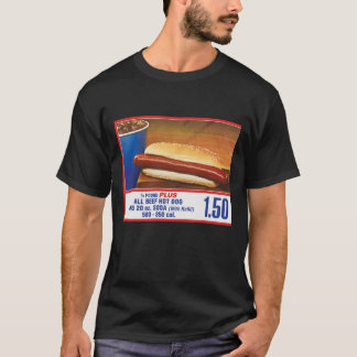 150 FOODCOURT HOT DOG SHIRT vintage T Shirt