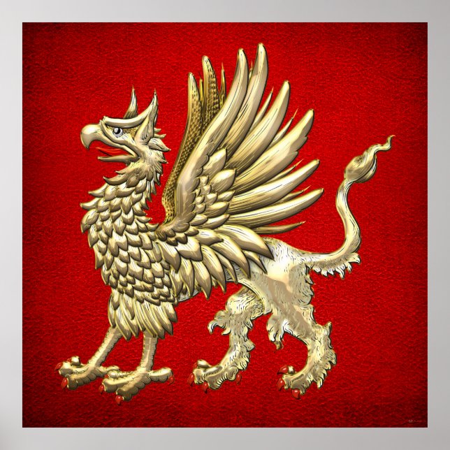 [150] Helig Golden Griffin Poster (Framsidan)