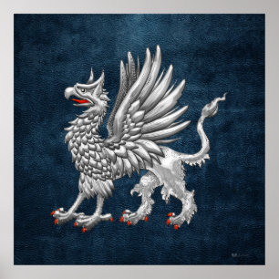 [150] Helig Silver Griffin Poster