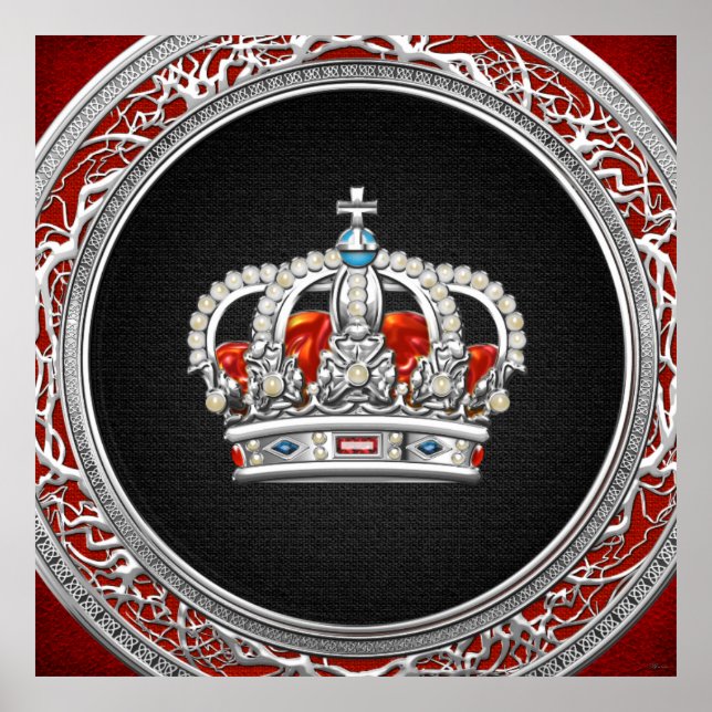 [150] Prince-Princess Kung-Queen Krona [Silver] Poster (Framsidan)