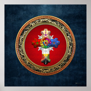 [150] Rosy Kor (Ro Croix) på Röda & Guld Poster