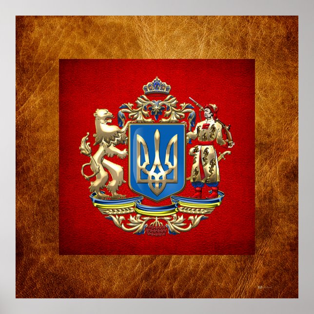 [150] Ukraina: Underbarare Jacka av Arm Poster (Framsidan)