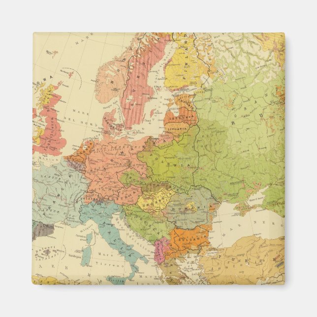 1516 Europeisk etnografi Magnet (Framsidan)