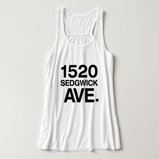 1520 SEDGWICK AVE. LINNE MED RACERBACK  (Design framsida)