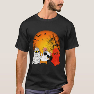152 Guinea Gris Halloween Pumpkin T Shirt