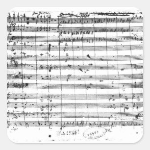 1548 Operan Don Giovanni avur Fyrkantigt Klistermärke