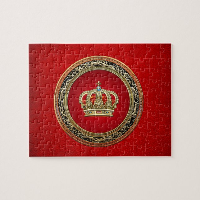 [154] Belgien: Prince-Princess Kung-Queen Krona Pussel (Horisontell)